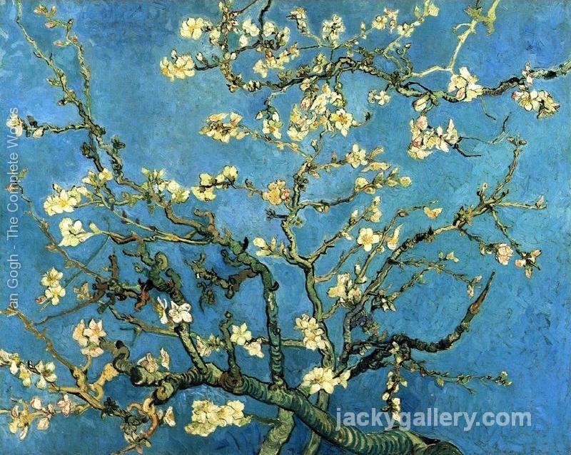 Branches with Almond Blossom, Van Gogh painting